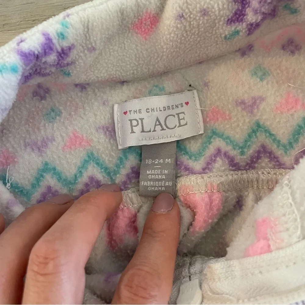 The children’s place half zip fleece GUC 18-24 months​​​​​​​
